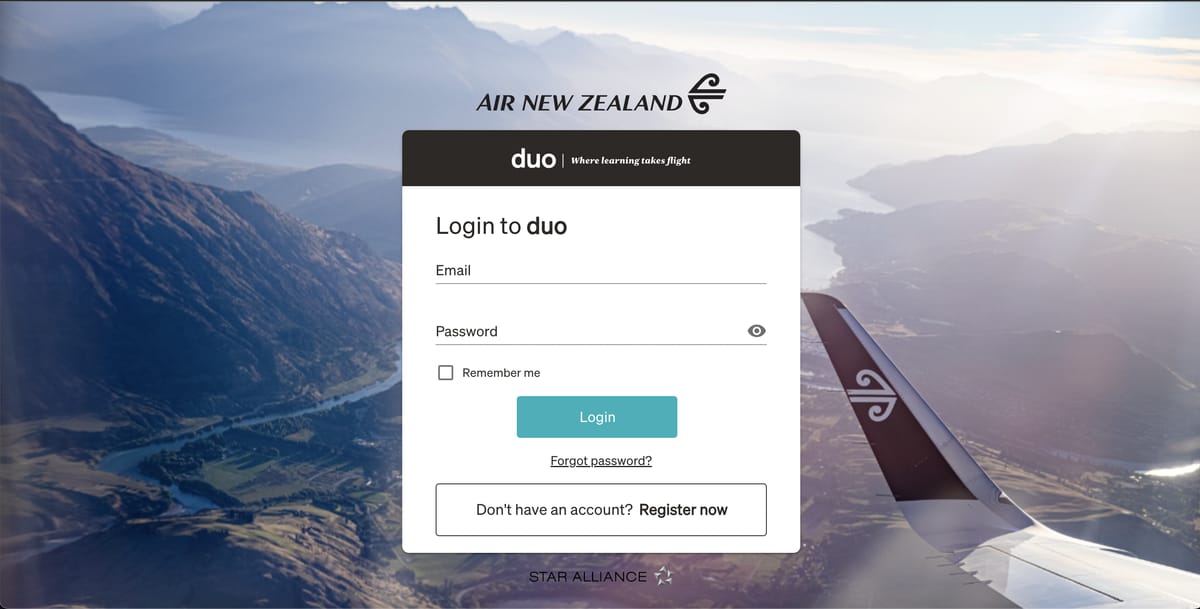 Duo platform screenshot